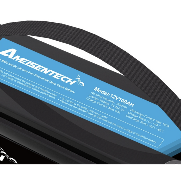 Акумулятор Ameisentech LiFePO4 12,8 В 100 А&middot;год, 1280 Вт&middot;год, BMS 100 А AME-12V-100AH фото