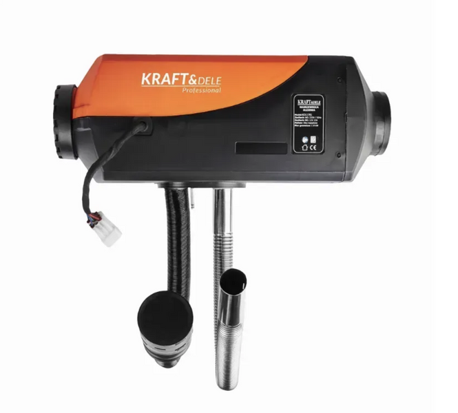 Автономний дизельний обігрівач Kraft&Dele KD11781 8 кВт 12 В, LCD, пульт, бак 10 л KRAFT-KD11781 фото