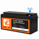 Акумулятор Lithtech TE24100 LiFePO4 25,6 В 100 А&middot;год, Bluetooth LITH-24V-100AH фото 1
