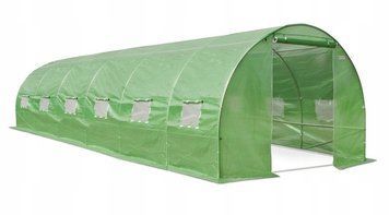 Теплиця садова Volso Polska VS 06320, 6 &times; 3 &times; 2 м, 18 м&sup2;, армована плівка 140 г/м&sup2;, зелена VS 06320 фото