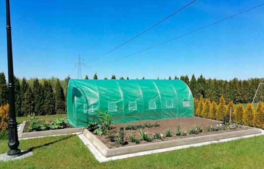Теплиця садова Volso Polska VS 06320, 6 &times; 3 &times; 2 м, 18 м&sup2;, армована плівка 140 г/м&sup2;, зелена VS 06320 фото
