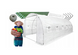 Теплиця садова Expand TFO19-3X6X2-1-B, 6 &times; 3 &times; 2 м, 18 м&sup2;, армована плівка 140 г/м&sup2;, біла TFO19-3X6X2-1-B фото 2