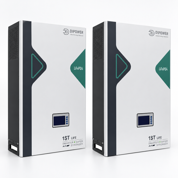 Комплект резервного живлення Anenji 6,2 кВт з Wi-Fi + 2 LiFePO4 акумулятори DIPOWER 10,24 кВт&middot;год ANJ-6200W-DIP-2 фото