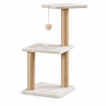 Кігтеточка-комплекс для котів Volso R2306 35&times;35&times;60 см, з поличками, сизаль VOLSO-R2306 фото