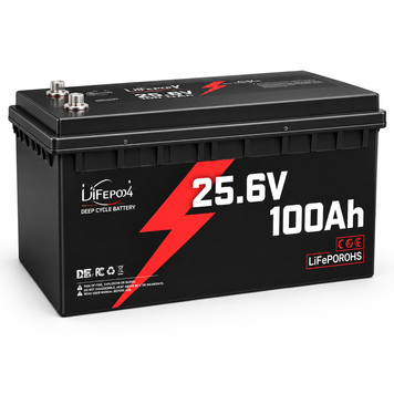 Акумулятор LiFePO4 Idzlldi 24V 100Ah, 25,6 В, 2,56 кВт&middot;год, BMS 100 А, IP65 IDZ-24V-100AH фото