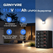 Акумулятор GRNYVRE LiFePO4 51,2 В 100 А&middot;год, 5,12 кВт&middot;год, BMS, Bluetooth GRN-51V-100AH фото 2