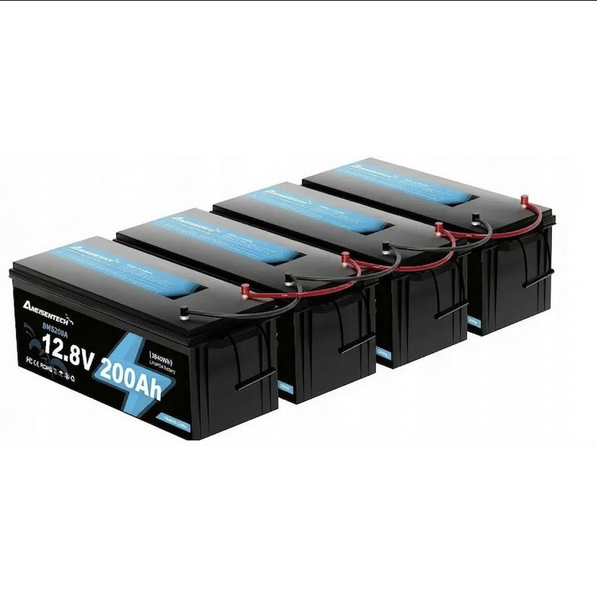кумулятор Ameisentech LiFePO4 12,8 В 200 А&middot;год, 2560 Вт&middot;год, BMS, для резервного живлення AME-12V-200AH фото