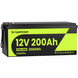 Акумулятор LiFePO4 CyperOcean 12,8 В 200 А&middot;год, 2,56 кВт&middot;год, Smart BMS 200 А, IP65 CYPER-12V-200A фото 1
