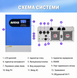 Гібридний сонячний інвертор Anenji ANJ-HHP-II-6.2KP-WiFi 6,2 кВт 48 В з Wi-Fi та паралельною роботою ANJ-6200W-WIFI фото 5
