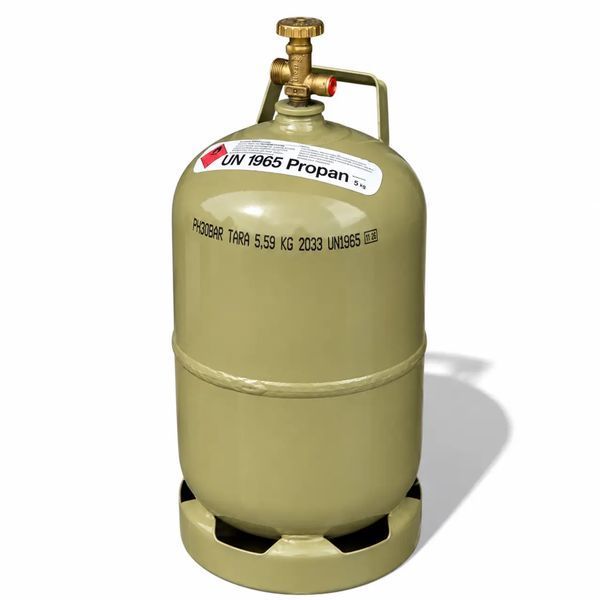 Газовий балон Vitkovice Milmet 12 л 5 кг для пропан-бутану VIT-12L-5KG фото