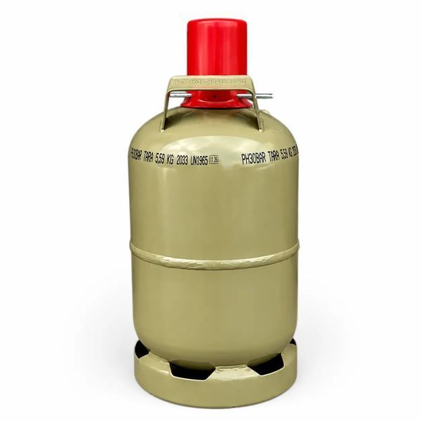 Газовий балон Vitkovice Milmet 12 л 5 кг для пропан-бутану VIT-12L-5KG фото