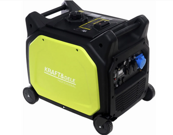 Інверторний бензиновий генератор Kraft&Dele KD682 7600 Вт, 230 В, електростарт, дистанційний запуск KD-GEN-682 фото
